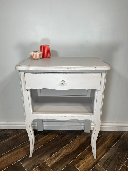 Queen Anne Style Side Table with Drawer